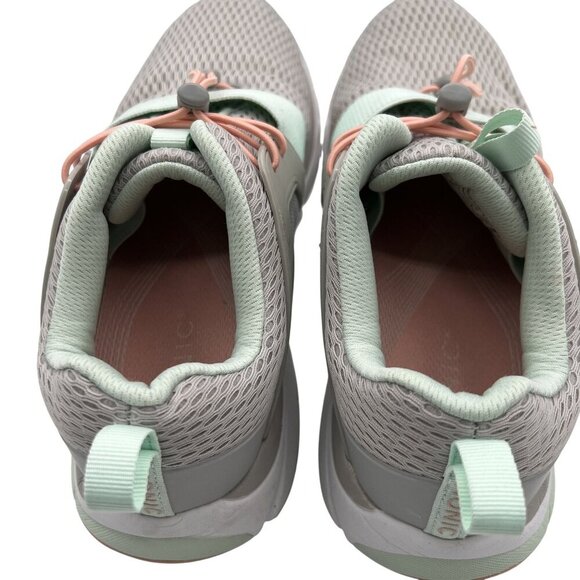 Vionic Berlin Womens 8.5  Gray Mint Mesh Athletic Slip On Sneakers Running Shoes - Picture 7 of 13